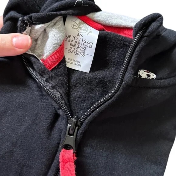 Hoodie Lot with Shirt- Disney Mickey Mouse Youth Size 5/6 Zip Sweatshirt NWT - Picture 9 of 11
